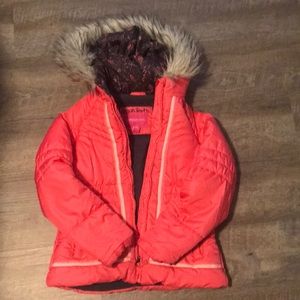 Pink London Fog puffer coat
